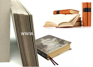 Grey Laminated Book Binding Cover Board , 1.5mm Book Boards For Binding